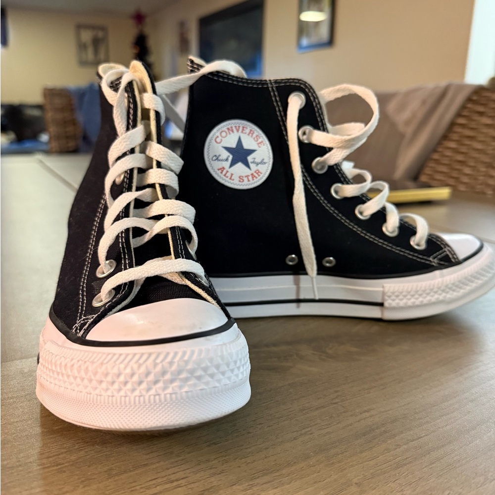 Converse Black and White High-Tops